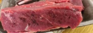 Black Spots On Deer Meat