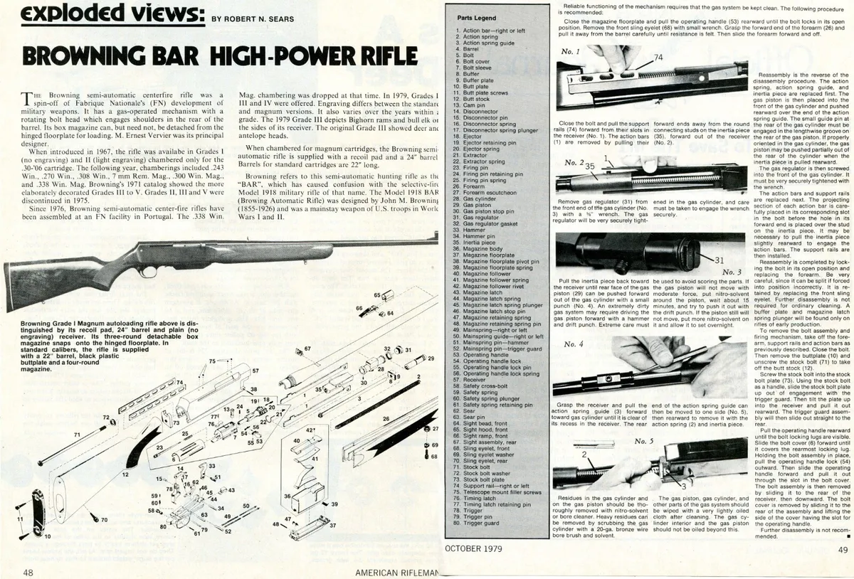 How to Clean a Browning Bar Rifle