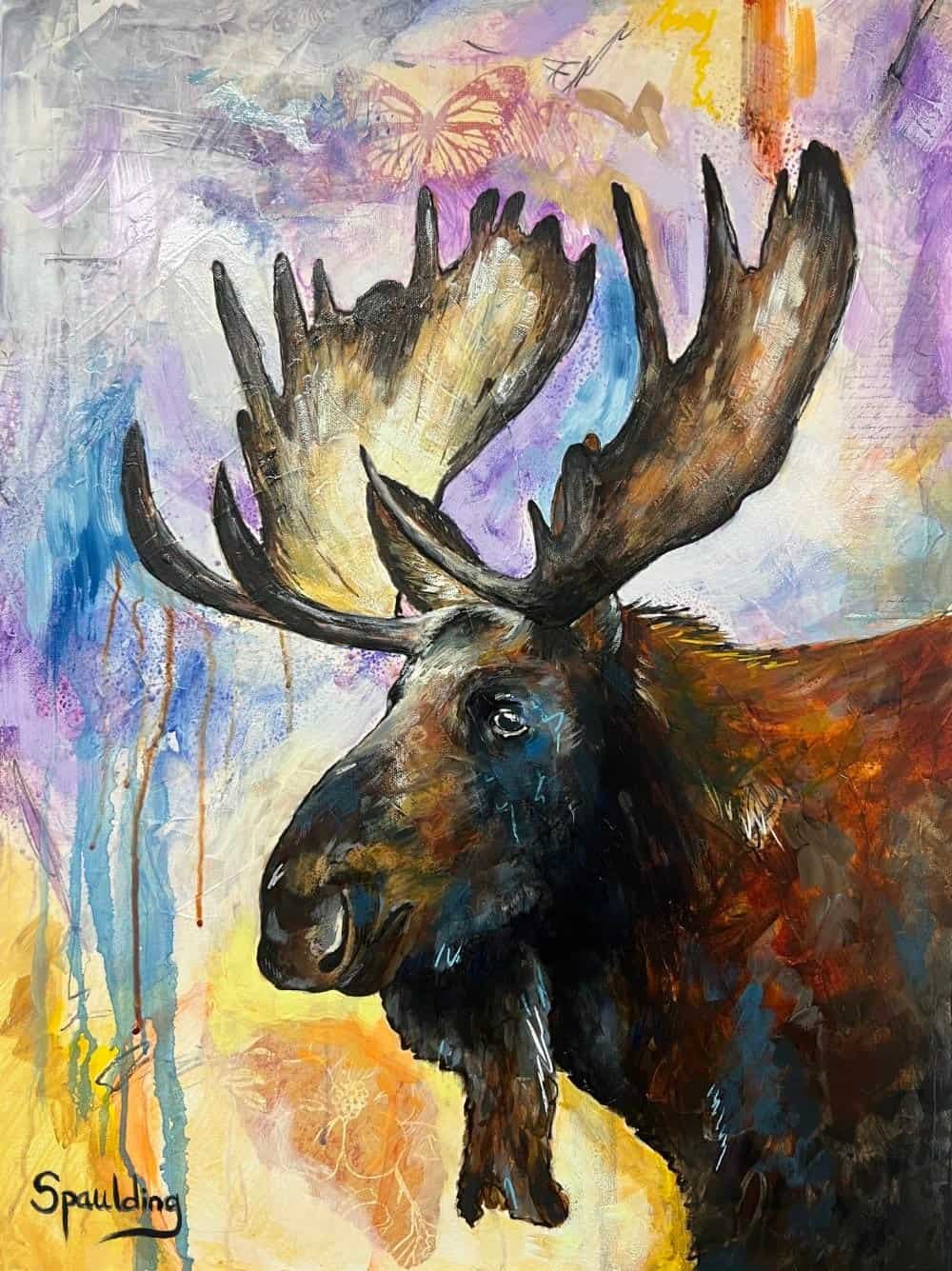 Moose Antler Artwork