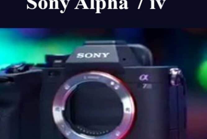 Sony Alpha 7 Iv Mirrorless Camera Troubleshooting